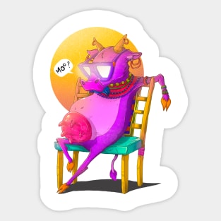 MOO Sticker